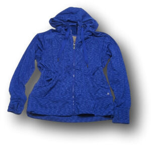 Fuzzy performance sweatshirt with funnel neck hoodie